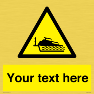 Custom warning grounding cruiser on lock cill